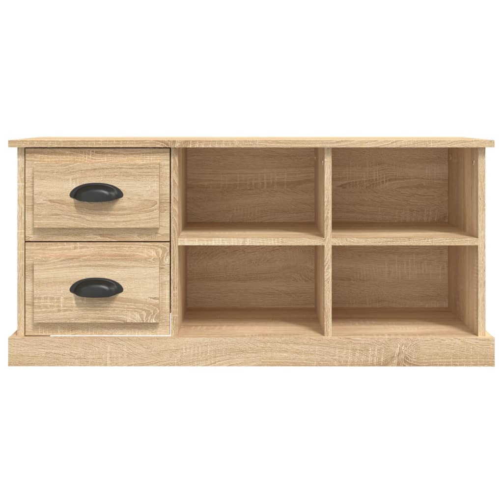 vidaXL Comodă TV, stejar sonoma, 102x35,5x47,5 cm, lemn prelucrat