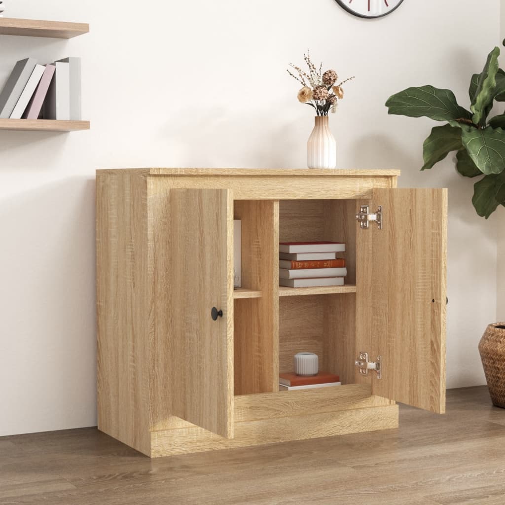 vidaXL Servantă, stejar sonoma, 70x35,5x67,5 cm, lemn prelucrat