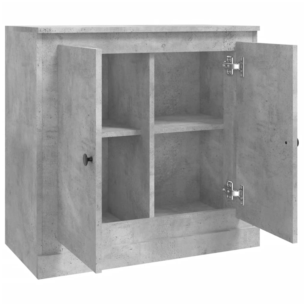 vidaXL Servantă, gri beton, 70x35,5x67,5 cm, lemn prelucrat vidaXL Servantă, gri beton, 70x35,5x67,5 cm, lemn prelucrat