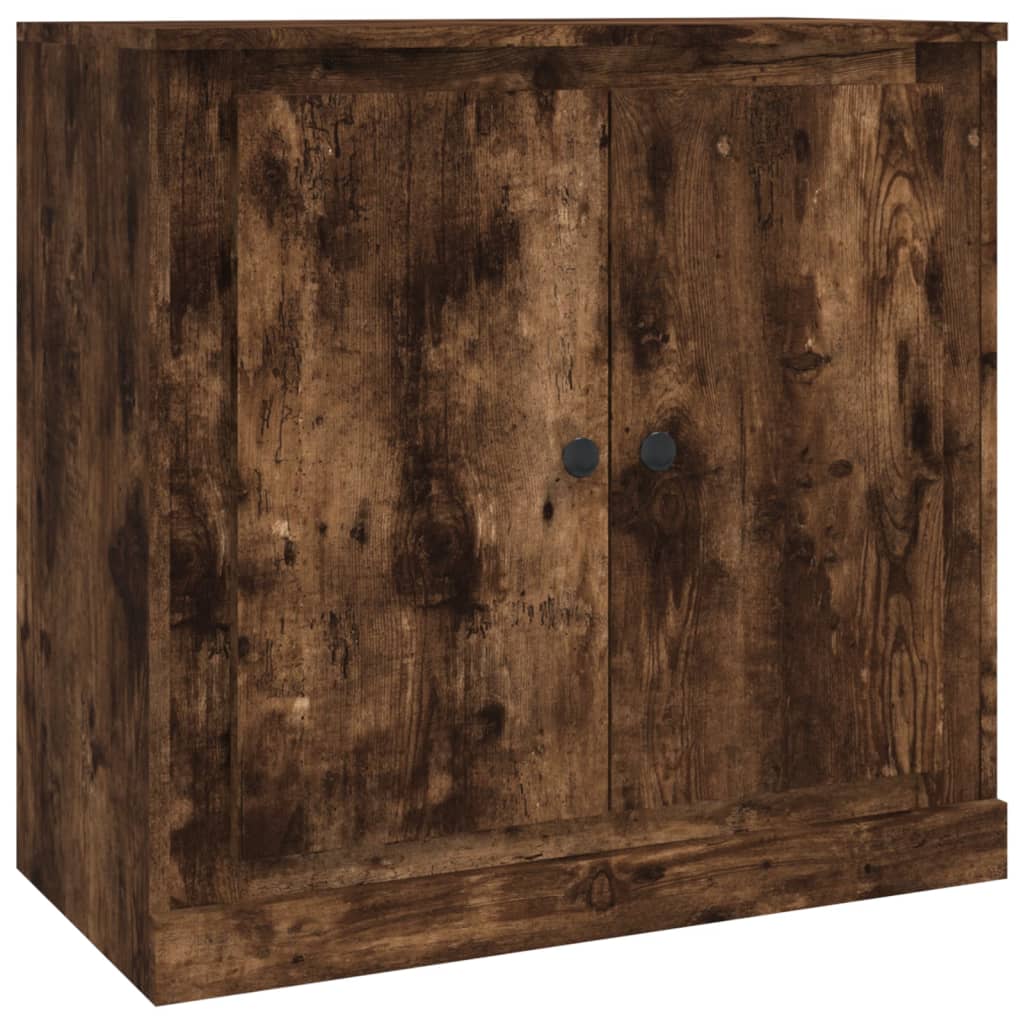 vidaXL Servantă, stejar afumat, 70x35,5x67,5 cm, lemn prelucrat