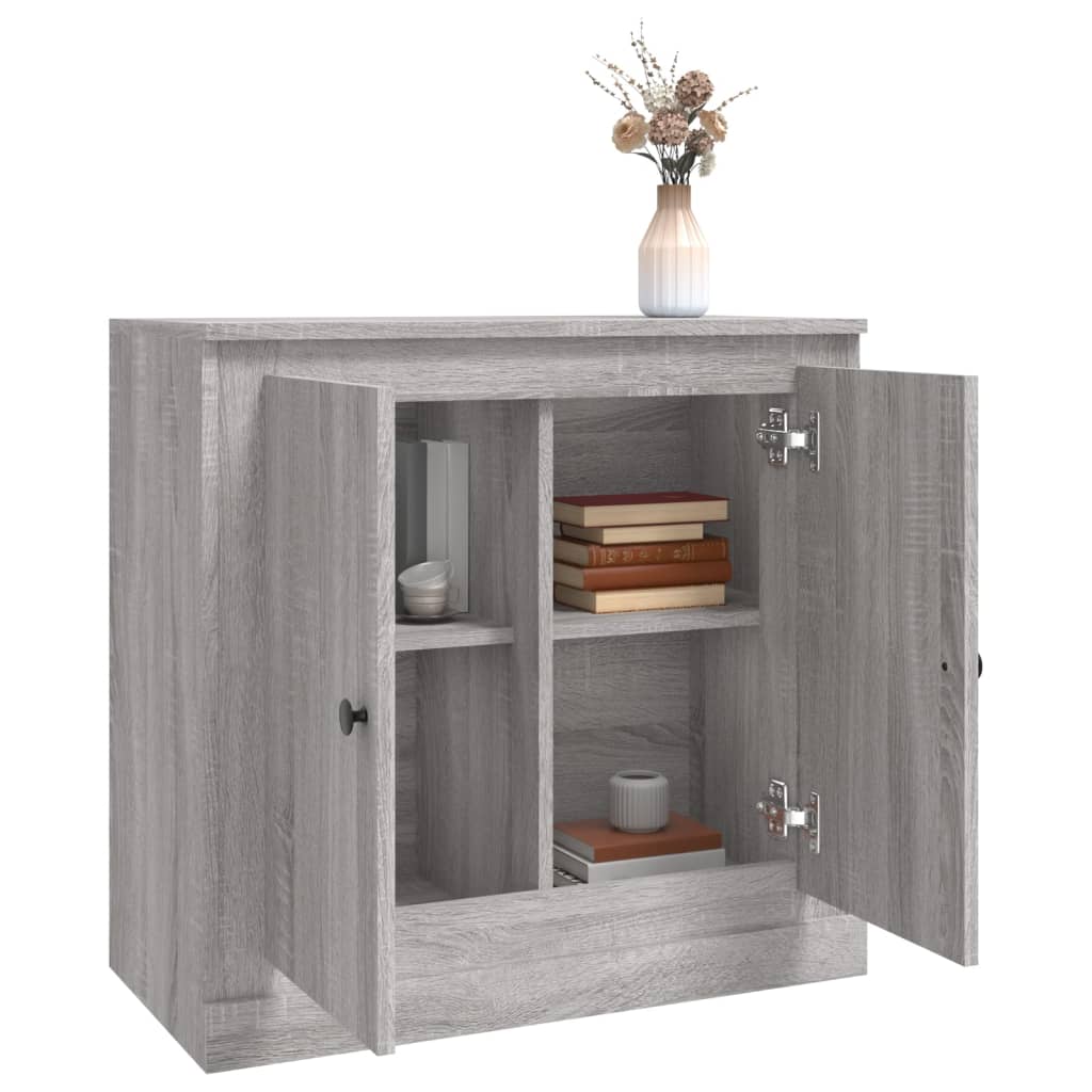 vidaXL Servantă, gri sonoma, 70x35,5x67,5 cm, lemn prelucrat