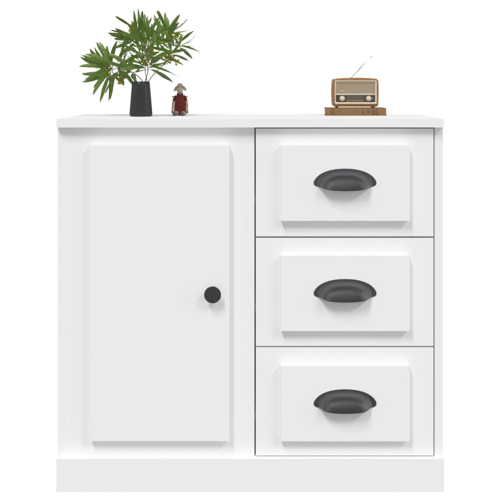 vidaXL Servantă, alb, 70x35,5x67,5 cm, lemn prelucrat