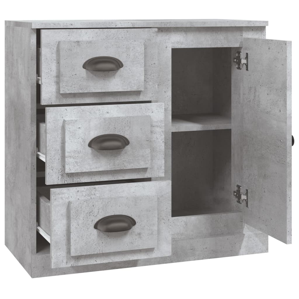 vidaXL Servantă, gri beton, 70x35,5x67,5 cm, lemn prelucrat vidaXL Servantă, gri beton, 70x35,5x67,5 cm, lemn prelucrat
