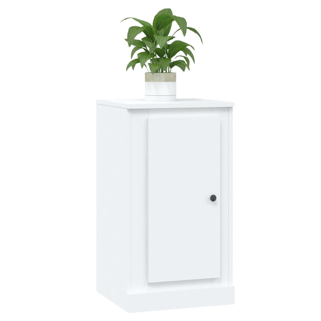 vidaXL Servantă, alb, 37,5x35,5x67,5 cm, lemn prelucrat vidaXL Servantă, alb, 37,5x35,5x67,5 cm, lemn prelucrat