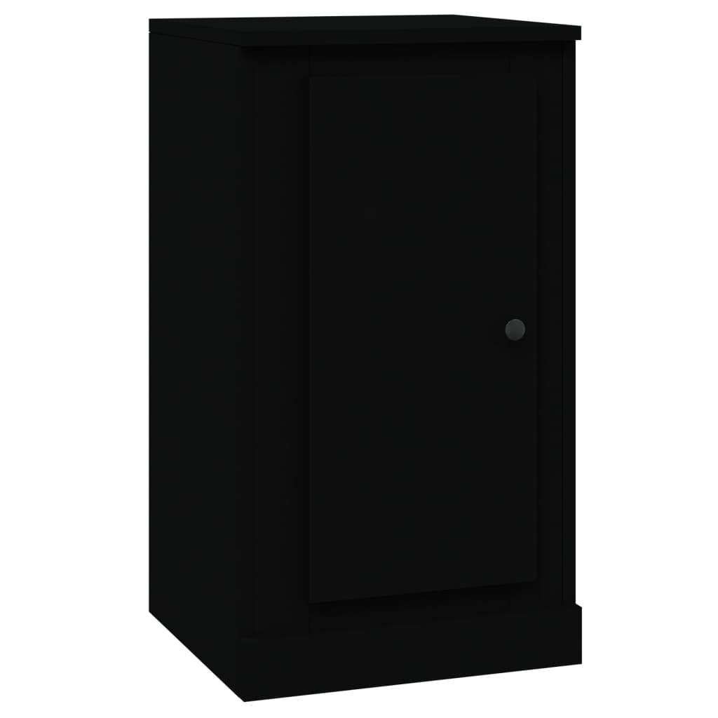 vidaXL Servantă, negru, 37,5x35,5x67,5 cm, lemn prelucrat vidaXL Servantă, negru, 37,5x35,5x67,5 cm, lemn prelucrat