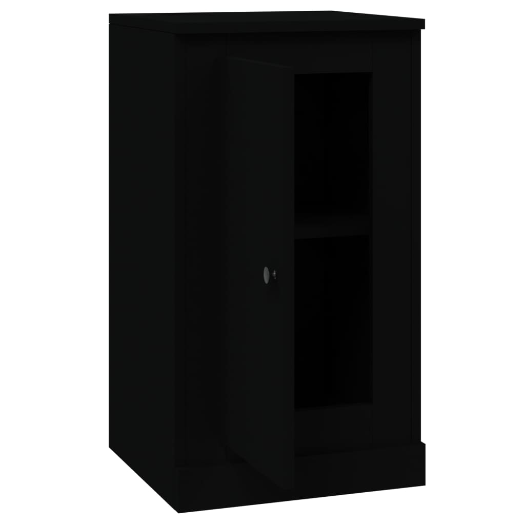 vidaXL Servantă, negru, 37,5x35,5x67,5 cm, lemn prelucrat vidaXL Servantă, negru, 37,5x35,5x67,5 cm, lemn prelucrat