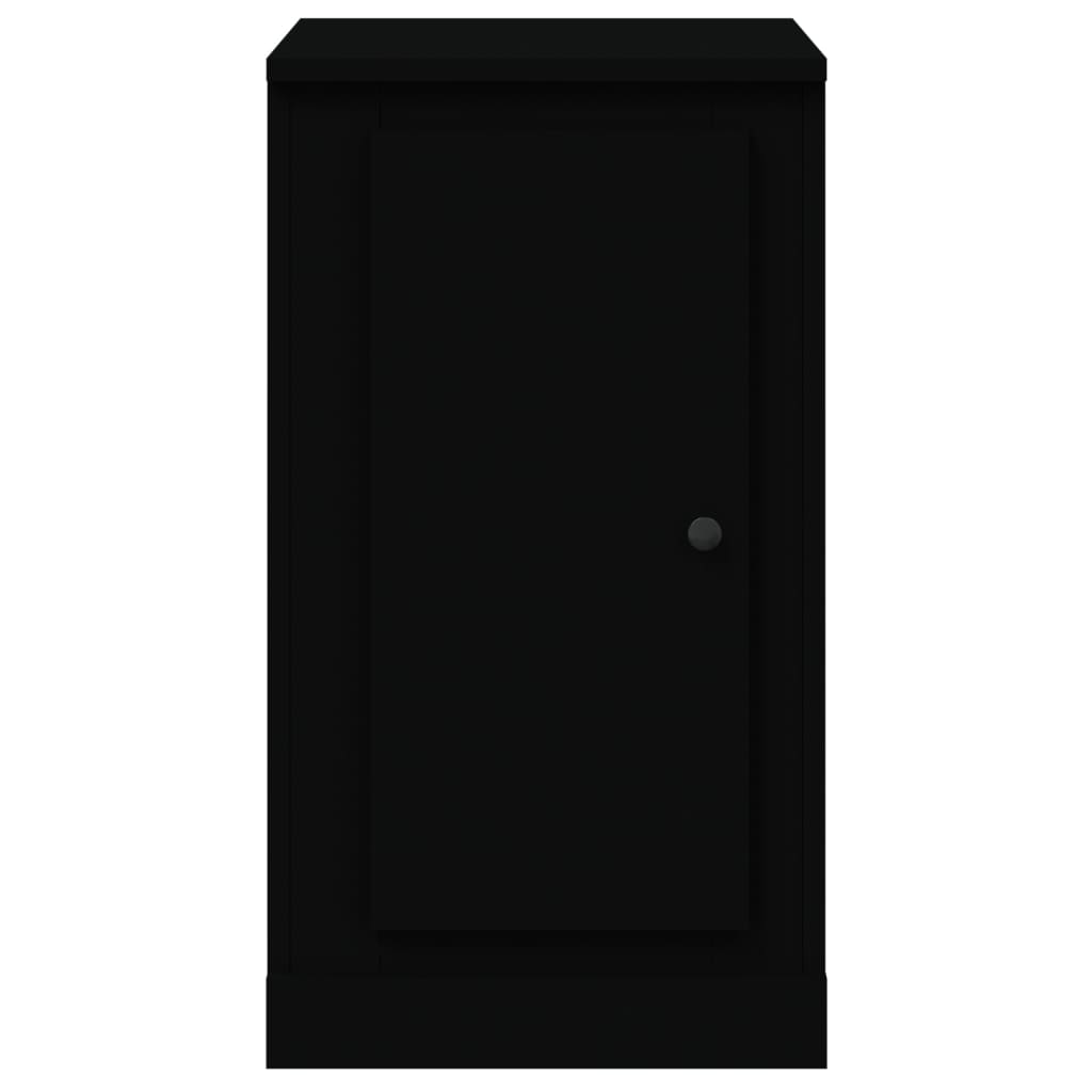vidaXL Servantă, negru, 37,5x35,5x67,5 cm, lemn prelucrat vidaXL Servantă, negru, 37,5x35,5x67,5 cm, lemn prelucrat