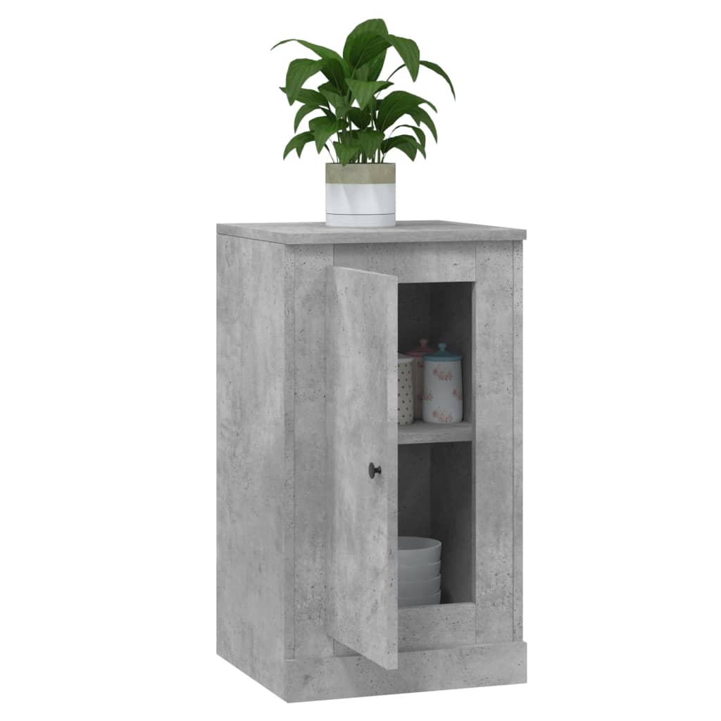 vidaXL Servantă, gri beton, 37,5x35,5x67,5 cm, lemn prelucrat vidaXL Servantă, gri beton, 37,5x35,5x67,5 cm, lemn prelucrat