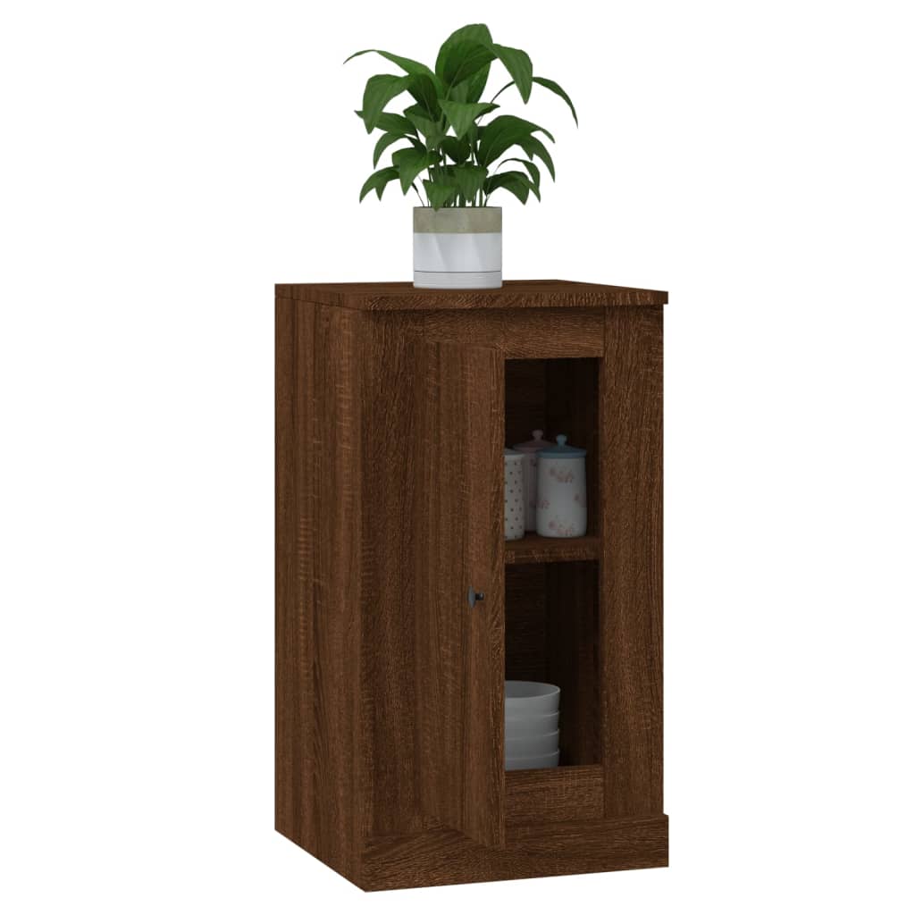 vidaXL Servantă, stejar maro, 37,5x35,5x67,5 cm, lemn prelucrat