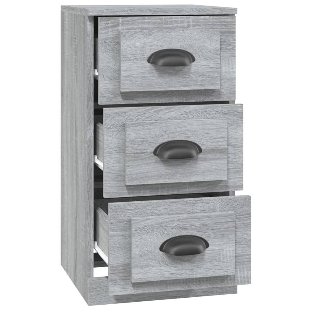 vidaXL Servantă, gri sonoma, 36x35,5x67,5 cm, lemn prelucrat vidaXL Servantă, gri sonoma, 36x35,5x67,5 cm, lemn prelucrat