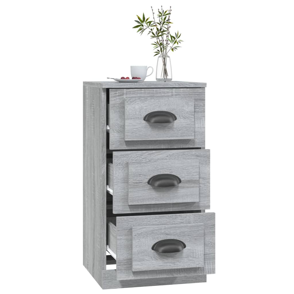 vidaXL Servantă, gri sonoma, 36x35,5x67,5 cm, lemn prelucrat vidaXL Servantă, gri sonoma, 36x35,5x67,5 cm, lemn prelucrat
