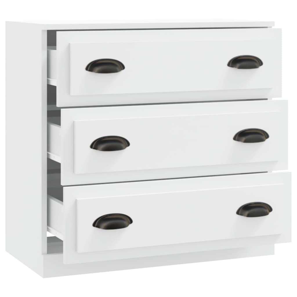 vidaXL Servantă, alb, 70x35,5x67,5 cm, lemn prelucrat