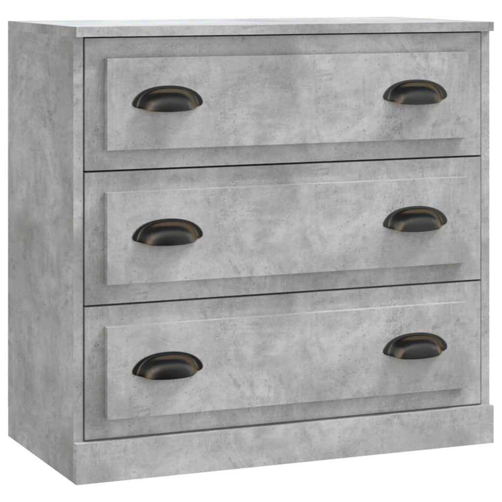 vidaXL Servantă, gri beton, 70x35,5x67,5 cm, lemn prelucrat