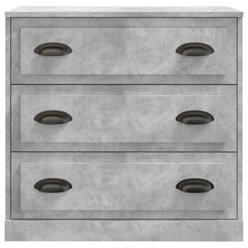 vidaXL Servantă, gri beton, 70x35,5x67,5 cm, lemn prelucrat