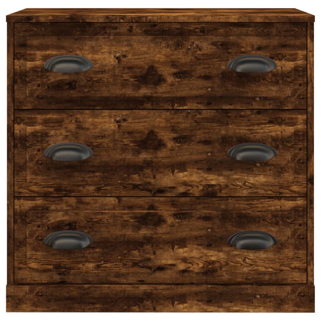 vidaXL Servantă, stejar afumat, 70x35,5x67,5 cm, lemn prelucrat vidaXL Servantă, stejar afumat, 70x35,5x67,5 cm, lemn prelucrat