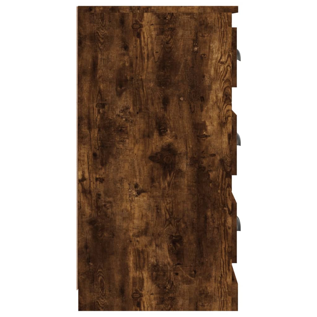 vidaXL Servantă, stejar afumat, 70x35,5x67,5 cm, lemn prelucrat vidaXL Servantă, stejar afumat, 70x35,5x67,5 cm, lemn prelucrat
