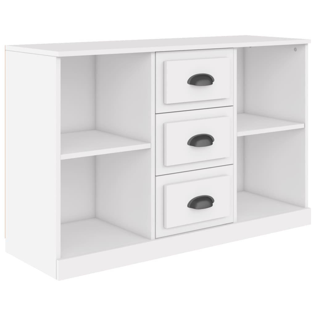 vidaXL Servantă, alb, 104,5x35,5x67,5 cm, lemn prelucrat vidaXL Servantă, alb, 104,5x35,5x67,5 cm, lemn prelucrat