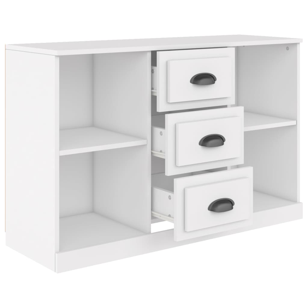 vidaXL Servantă, alb, 104,5x35,5x67,5 cm, lemn prelucrat vidaXL Servantă, alb, 104,5x35,5x67,5 cm, lemn prelucrat
