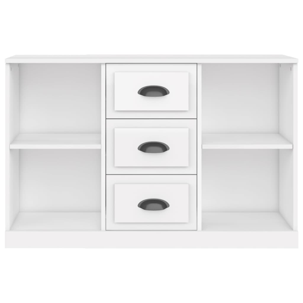 vidaXL Servantă, alb extralucios, 104,5x35,5x67,5 cm, lemn prelucrat