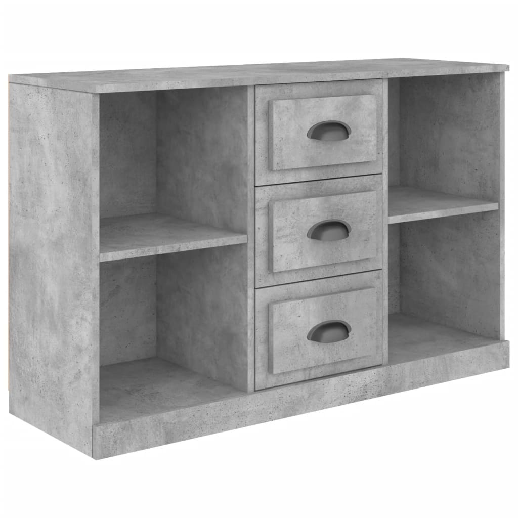 vidaXL Servantă, gri beton, 104,5x35,5x67,5 cm, lemn prelucrat vidaXL Servantă, gri beton, 104,5x35,5x67,5 cm, lemn prelucrat