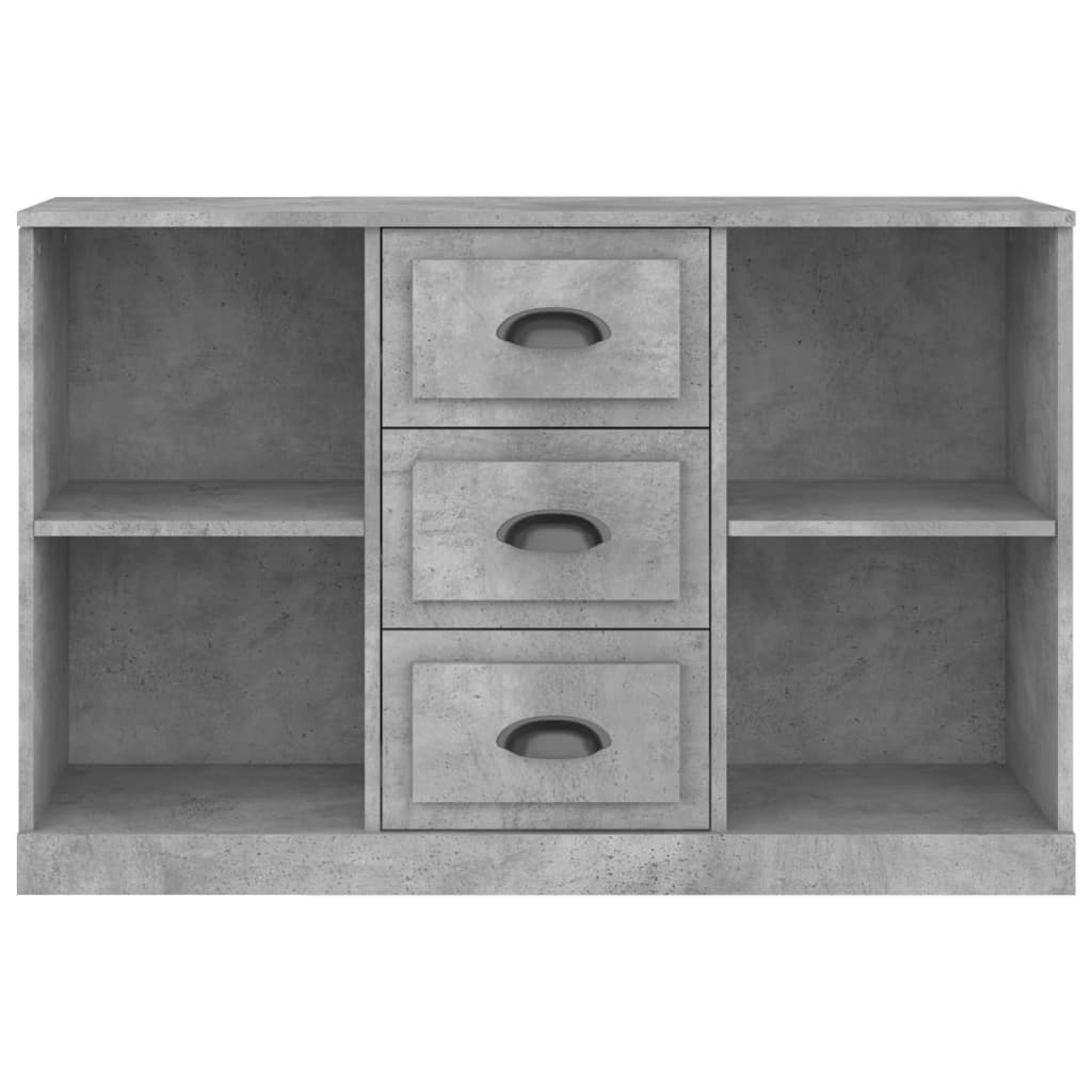 vidaXL Servantă, gri beton, 104,5x35,5x67,5 cm, lemn prelucrat vidaXL Servantă, gri beton, 104,5x35,5x67,5 cm, lemn prelucrat