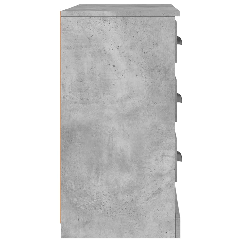 vidaXL Servantă, gri beton, 104,5x35,5x67,5 cm, lemn prelucrat vidaXL Servantă, gri beton, 104,5x35,5x67,5 cm, lemn prelucrat