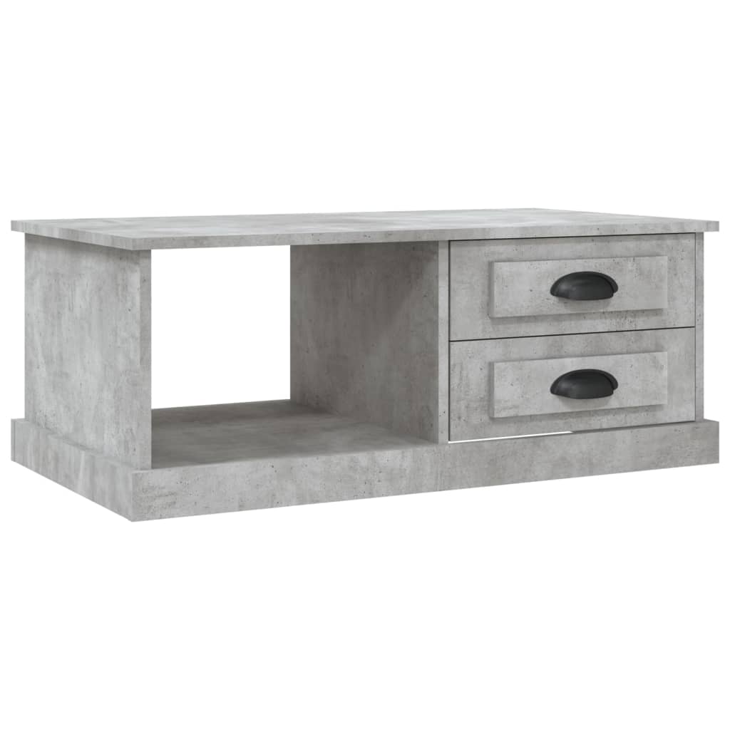 vidaXL Măsuță de cafea, gri beton, 90x50x35 cm, lemn compozit vidaXL Măsuță de cafea, gri beton, 90x50x35 cm, lemn compozit