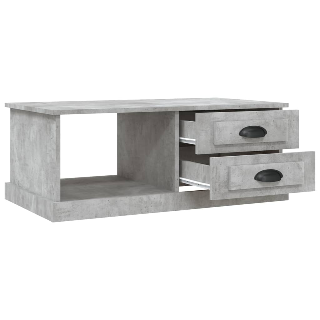 vidaXL Măsuță de cafea, gri beton, 90x50x35 cm, lemn compozit vidaXL Măsuță de cafea, gri beton, 90x50x35 cm, lemn compozit