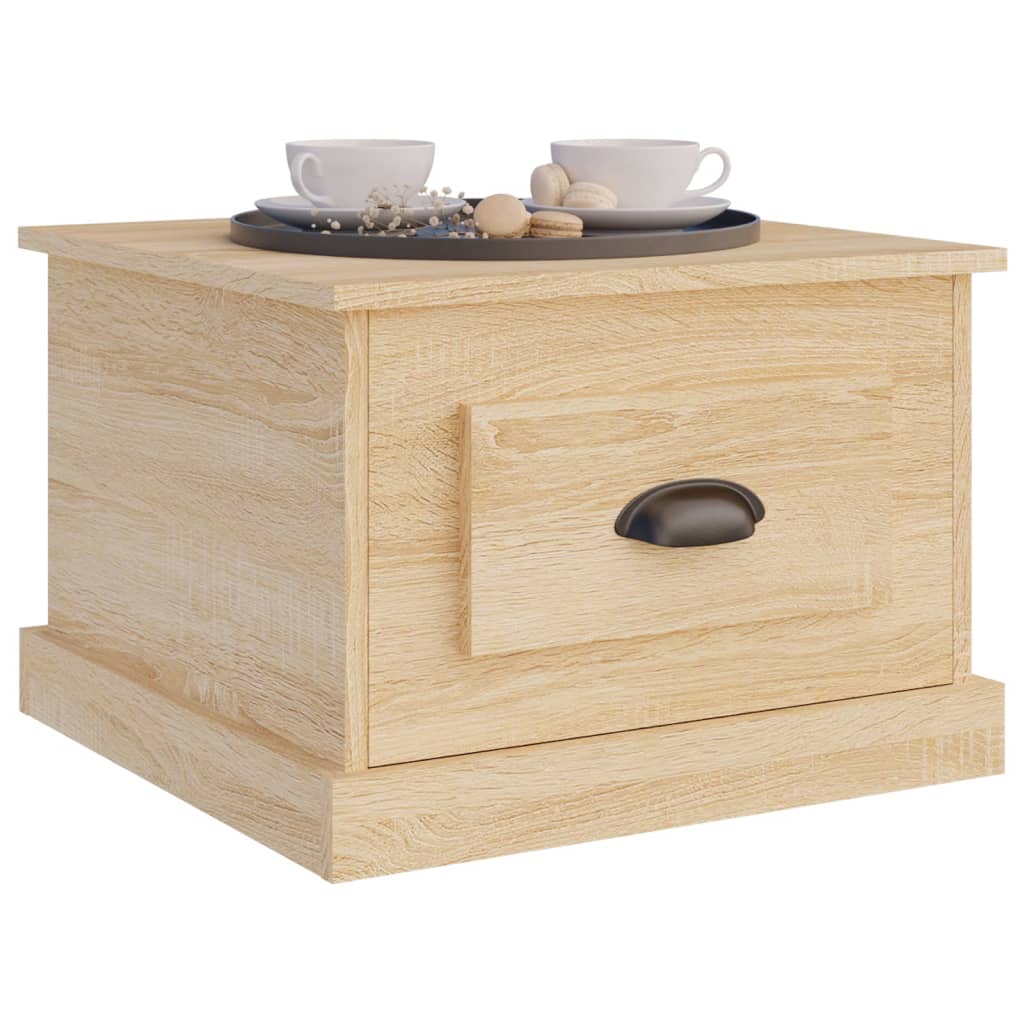 vidaXL Măsuță de cafea, stejar sonoma, 50x50x35 cm, lemn prelucrat vidaXL Măsuță de cafea, stejar sonoma, 50x50x35 cm, lemn prelucrat