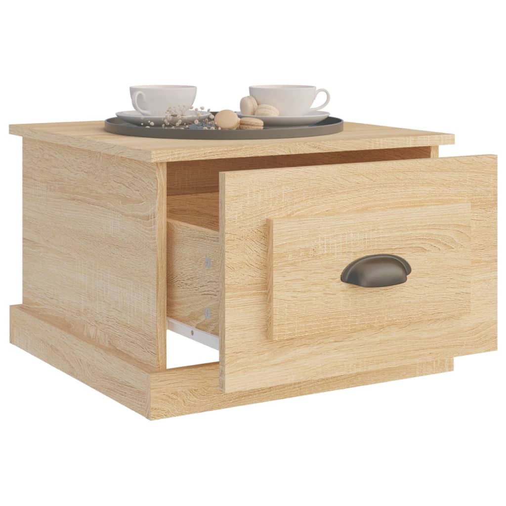 vidaXL Măsuță de cafea, stejar sonoma, 50x50x35 cm, lemn prelucrat vidaXL Măsuță de cafea, stejar sonoma, 50x50x35 cm, lemn prelucrat