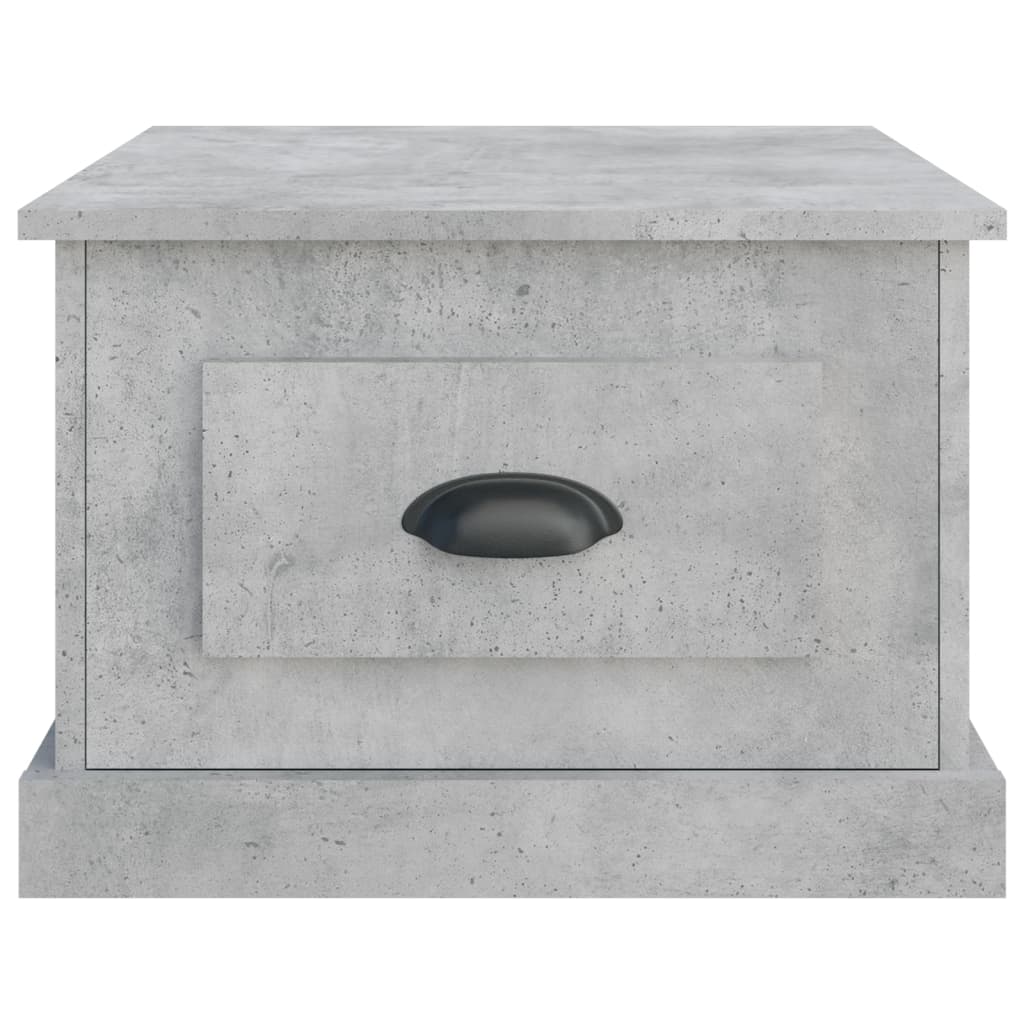 vidaXL Măsuță de cafea, gri beton, 50x50x35 cm, lemn prelucrat vidaXL Măsuță de cafea, gri beton, 50x50x35 cm, lemn prelucrat