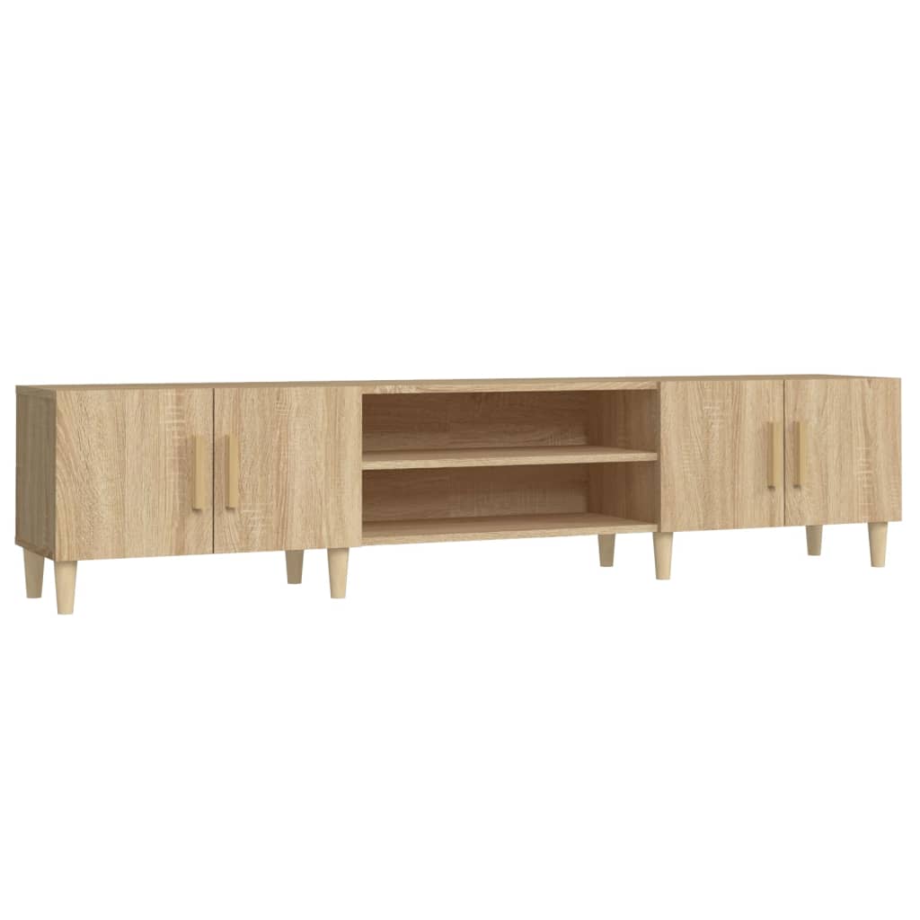 vidaXL Comodă TV, stejar sonoma, 180x31,5x40 cm, lemn prelucrat vidaXL Comodă TV, stejar sonoma, 180x31,5x40 cm, lemn prelucrat