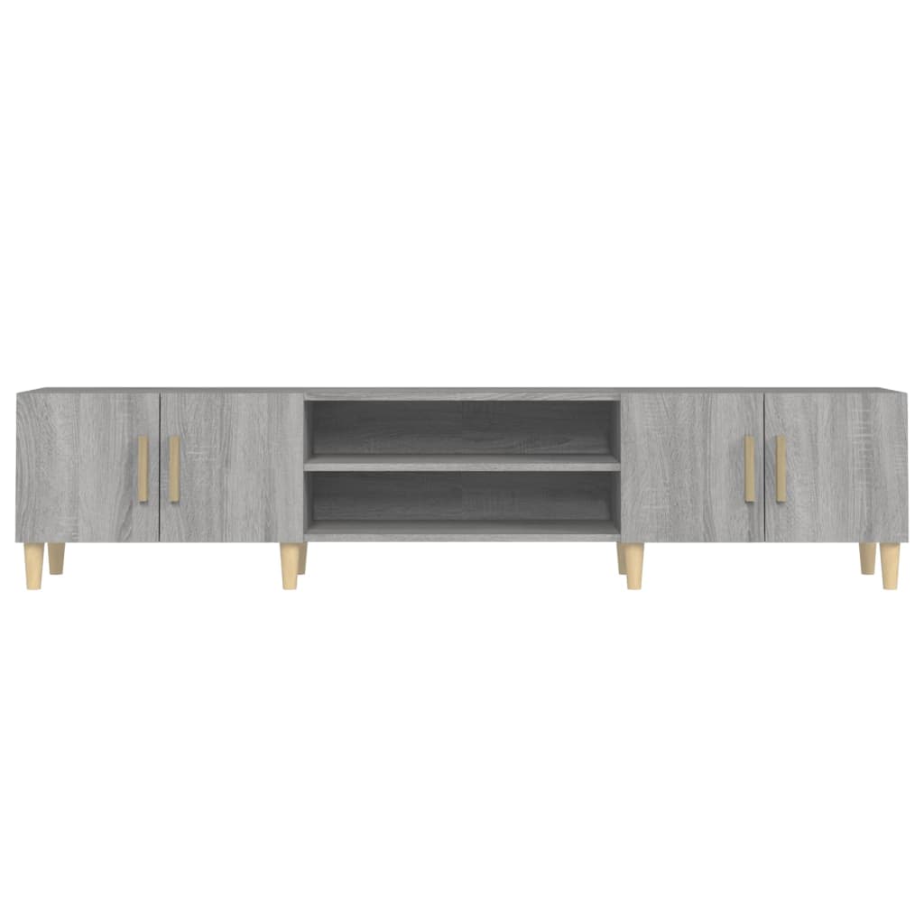 vidaXL Comodă TV, gri sonoma, 180x31,5x40 cm, lemn prelucrat vidaXL Comodă TV, gri sonoma, 180x31,5x40 cm, lemn prelucrat