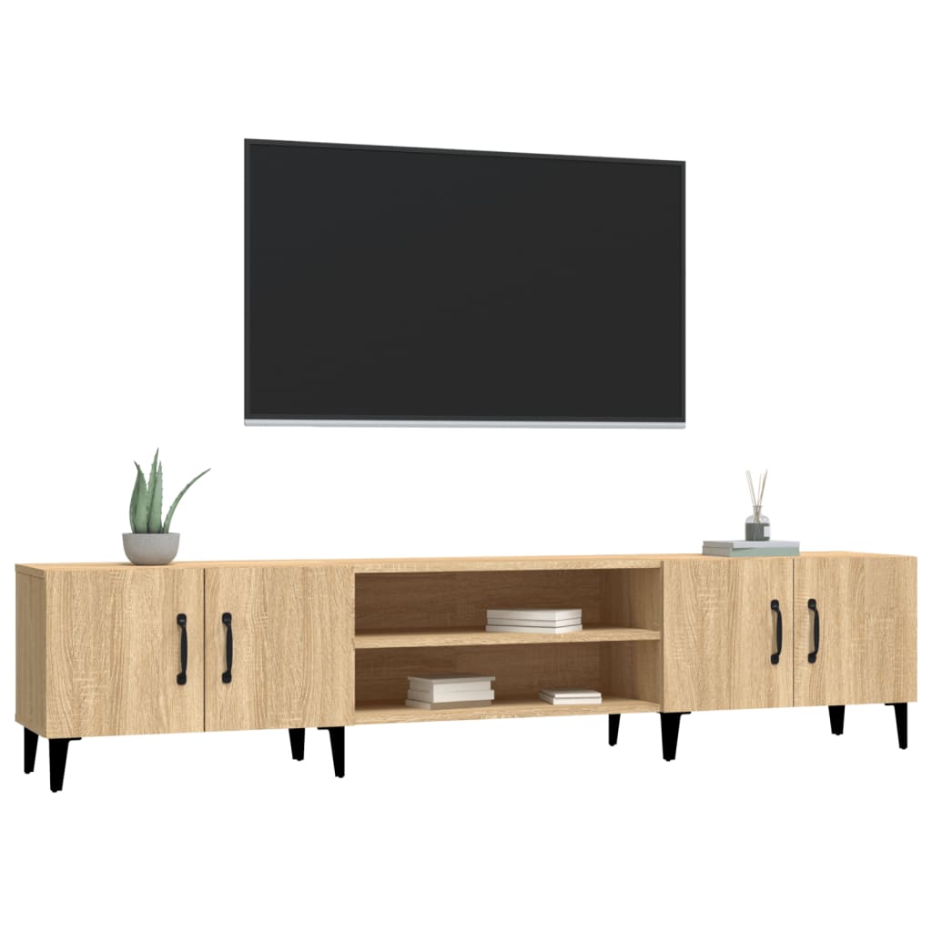 vidaXL Comodă TV, stejar sonoma, 180x31,5x40 cm, lemn prelucrat vidaXL Comodă TV, stejar sonoma, 180x31,5x40 cm, lemn prelucrat