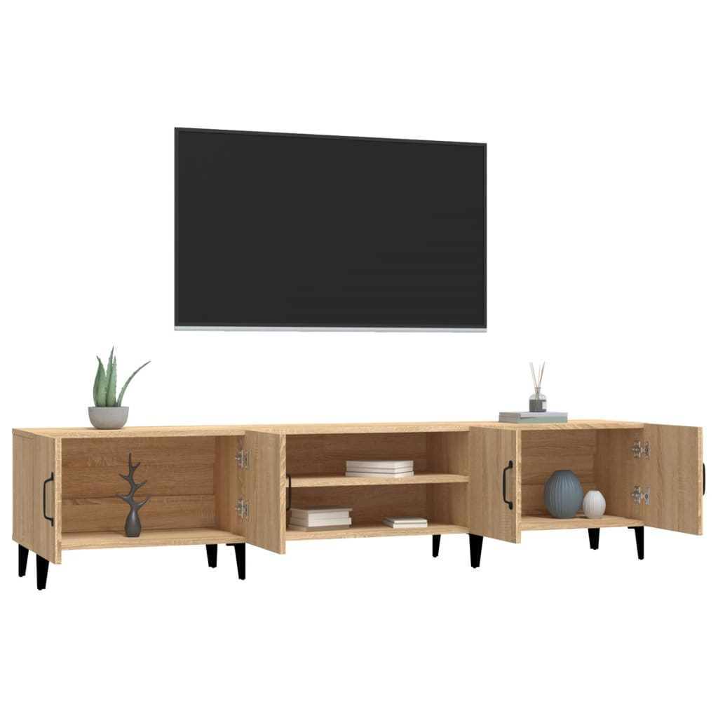 vidaXL Comodă TV, stejar sonoma, 180x31,5x40 cm, lemn prelucrat vidaXL Comodă TV, stejar sonoma, 180x31,5x40 cm, lemn prelucrat