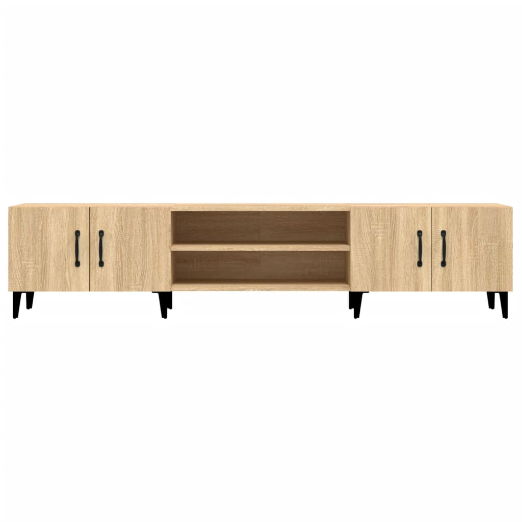 vidaXL Comodă TV, stejar sonoma, 180x31,5x40 cm, lemn prelucrat vidaXL Comodă TV, stejar sonoma, 180x31,5x40 cm, lemn prelucrat