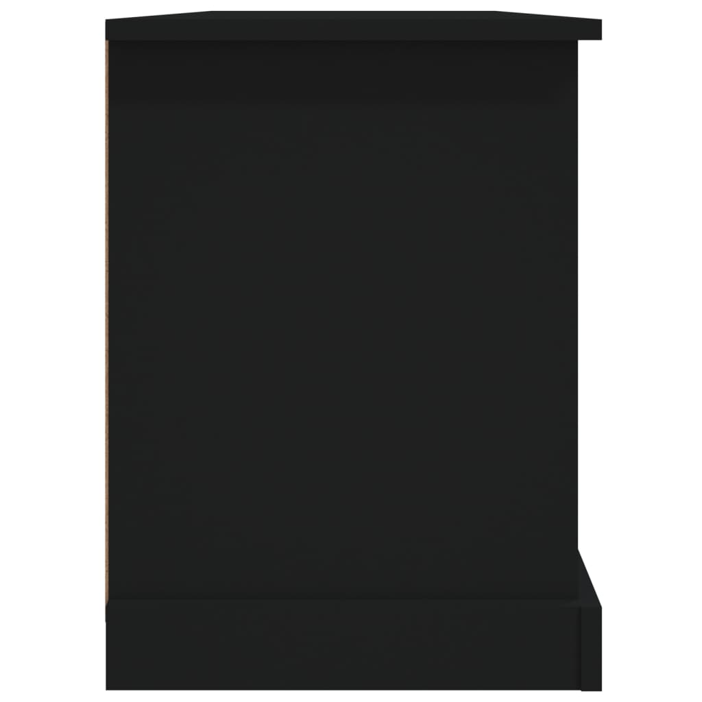 vidaXL Comodă TV, negru, 99,5x35,5x48 cm, lemn prelucrat vidaXL Comodă TV, negru, 99,5x35,5x48 cm, lemn prelucrat