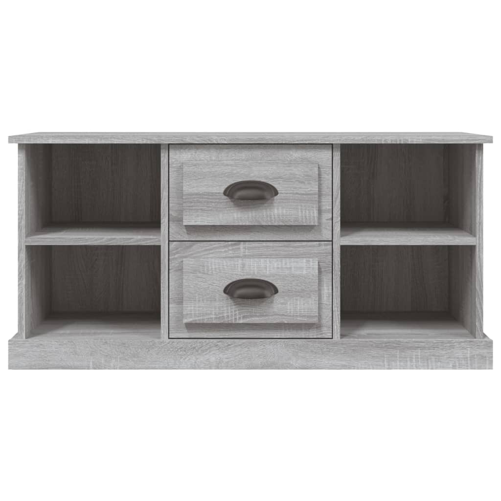 vidaXL Comodă TV, gri sonoma, 99,5x35,5x48 cm, lemn prelucrat vidaXL Comodă TV, gri sonoma, 99,5x35,5x48 cm, lemn prelucrat