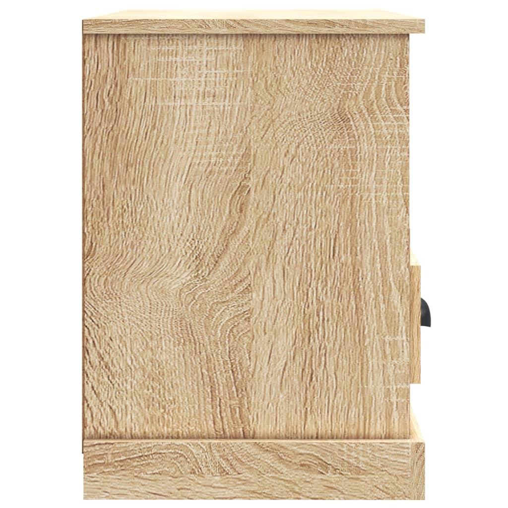 vidaXL Comodă TV, stejar sonoma, 80x35x50 cm, lemn prelucrat