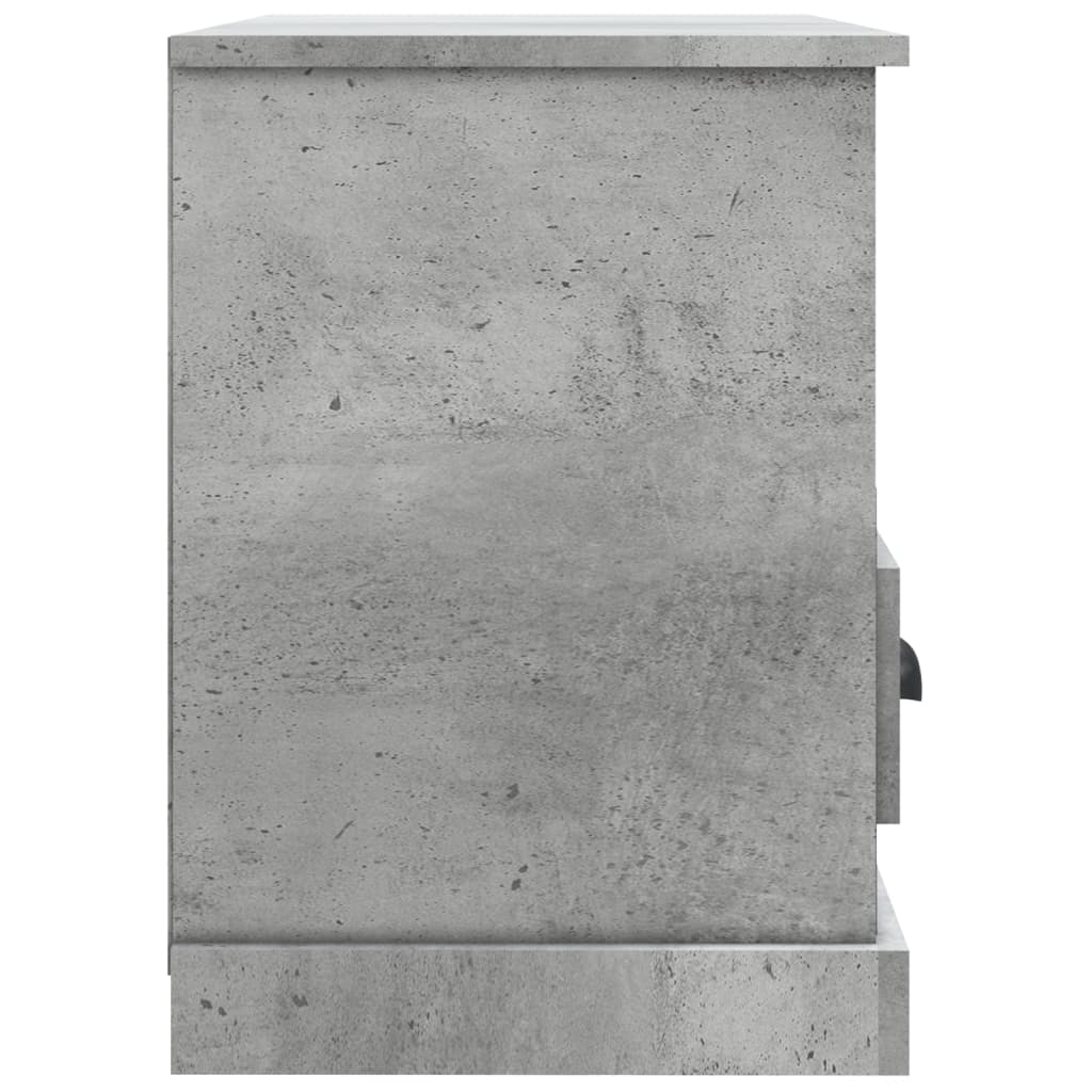 vidaXL Comodă TV, gri beton, 80x35x50 cm, lemn prelucrat vidaXL Comodă TV, gri beton, 80x35x50 cm, lemn prelucrat