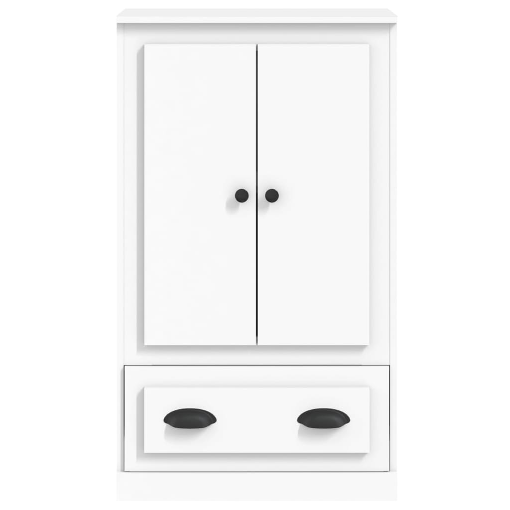 vidaXL Dulap înalt, alb, 60x35,5x103,5 cm, lemn prelucrat