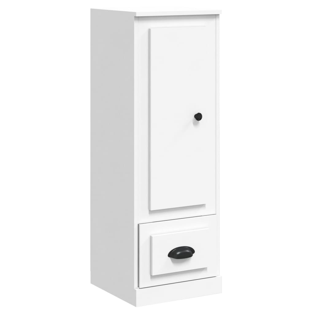 vidaXL Dulap înalt, alb, 36x35,5x103,5 cm, lemn compozit vidaXL Dulap înalt, alb, 36x35,5x103,5 cm, lemn compozit