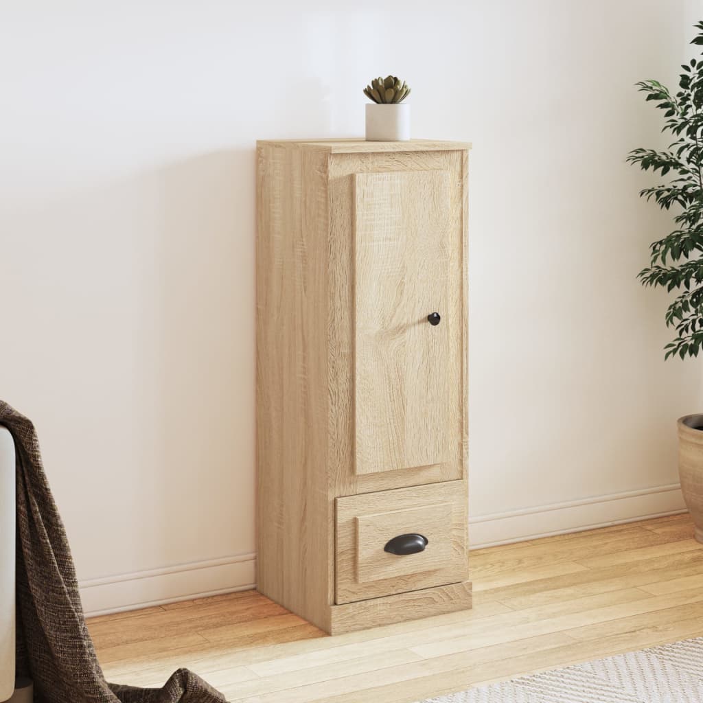 vidaXL Dulap înalt, stejar sonoma, 36x35,5x103,5 cm, lemn compozit