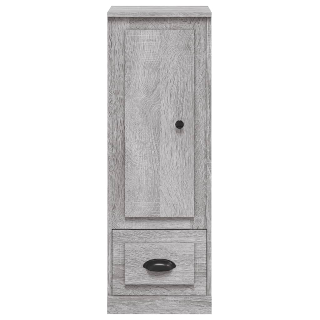 vidaXL Dulap înalt, gri sonoma, 36x35,5x103,5 cm, lemn compozit