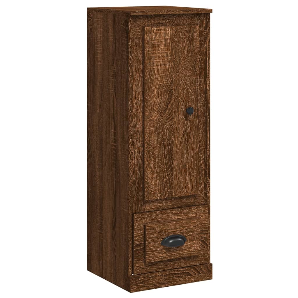vidaXL Dulap înalt, stejar maro, 36x35,5x103,5 cm, lemn compozit