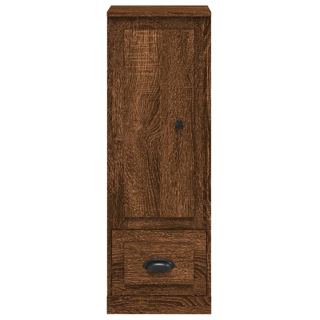 vidaXL Dulap înalt, stejar maro, 36x35,5x103,5 cm, lemn compozit
