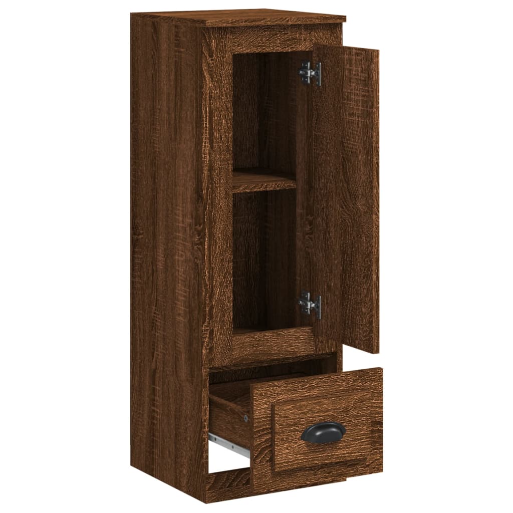 vidaXL Dulap înalt, stejar maro, 36x35,5x103,5 cm, lemn compozit