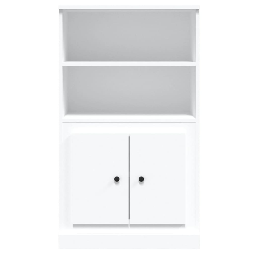 vidaXL Dulap înalt, alb, 60x35,5x103,5 cm, lemn prelucrat