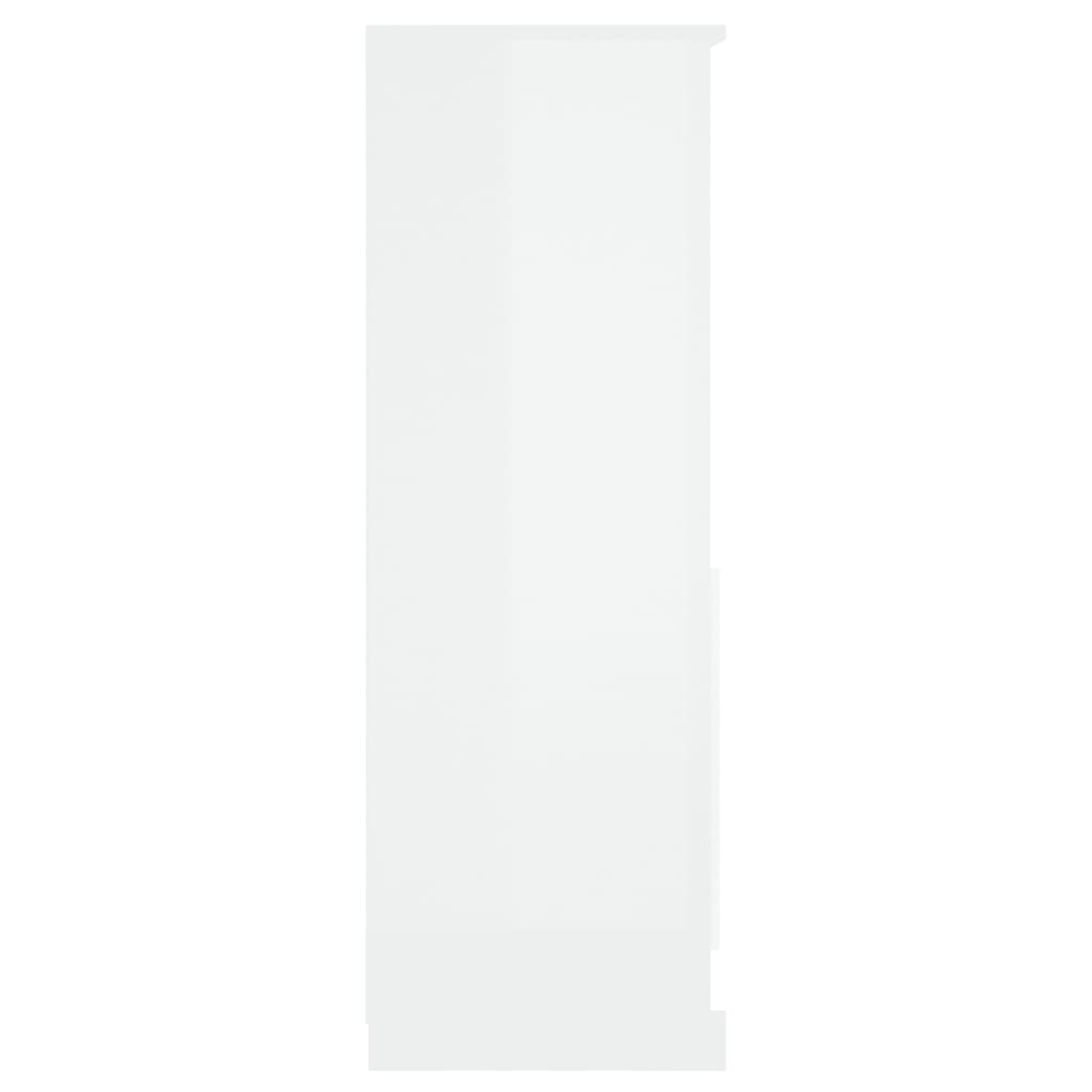 vidaXL Dulap înalt, alb extralucios, 60x35,5x103,5 cm, lemn prelucrat vidaXL Dulap înalt, alb extralucios, 60x35,5x103,5 cm, lemn prelucrat