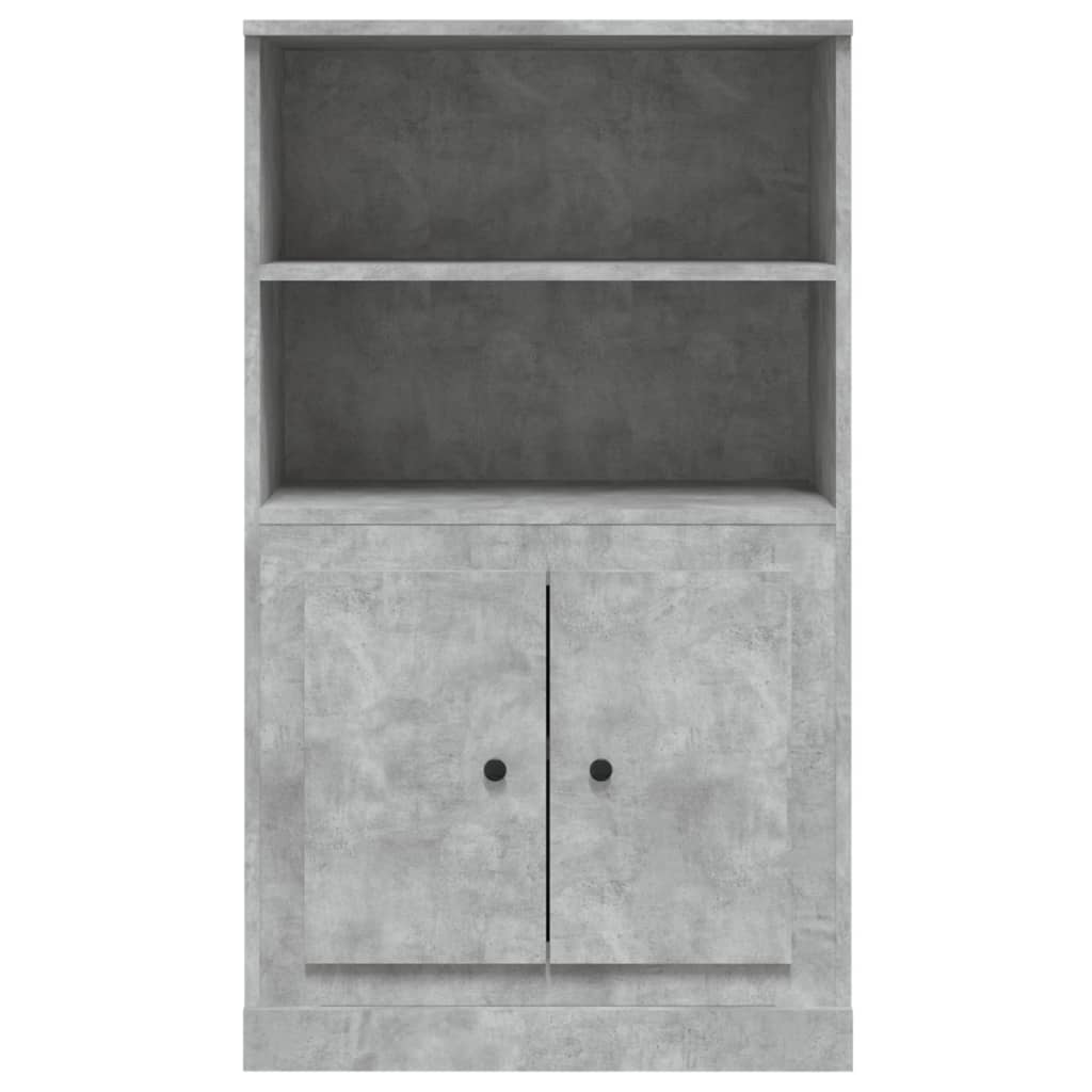 vidaXL Dulap înalt, gri beton, 60x35,5x103,5 cm, lemn prelucrat